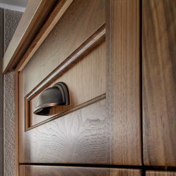 Timeless Black Walnut Built-ins