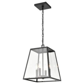 Millennium Lighting 8014-PBK Grant - Four Light Outdoor Hanging Lantern