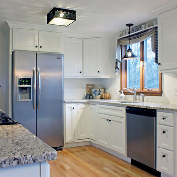 Transitional White Maple Overlay Kitchen