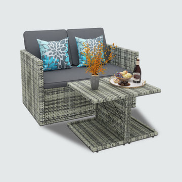 4 piece loveseat | patio sectional