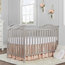 Dream On Me Bella Rose Classic Convertible Crib in Gold Dust