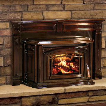 Boston 1200 & 1700 Cast Iron Wood Fireplace Insert