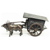 Metal Cows With Cart
