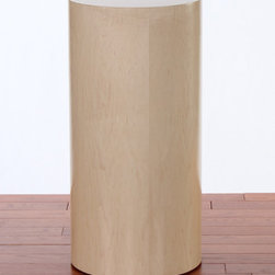 Maple Veneer Cylinder Pedestals - Furniture