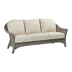 Summer Classics - Summer Classics Regent Sofa, Linen Dove Cushion - Outdoor Sofas