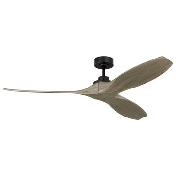 Visual Comfort Fan Collins 3 Blade Smart Outdoor Ceiling Fan, Aged Pewter