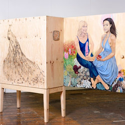 Lucia & Mila - Mixed Media Art