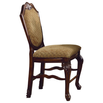 ACME Chateau De Ville Counter Height Chair, Set of 2, Espresso