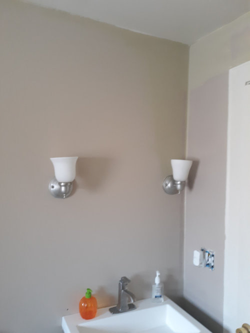 Should I tile up to the ceiling above vanity?