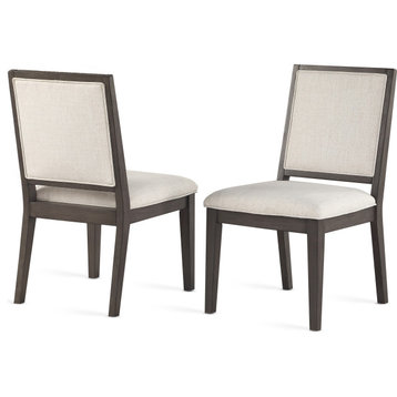 Mila Side Chair (Set of 2) - Washed Gray Finish