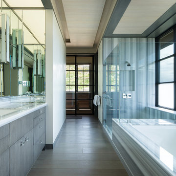 Jada Windows Thermally Broken Steel Casement Windows Highlight Luxury Master Bat