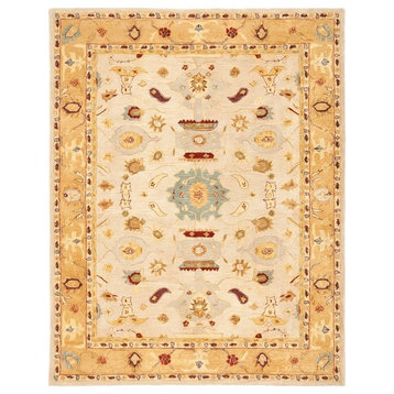 Safavieh Anatolia Collection AN543 Rug, Ivory/Gold, 6' Square
