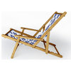 Deny Designs Jacqueline Maldonado Watercolor Shibori Blue Sling Chair