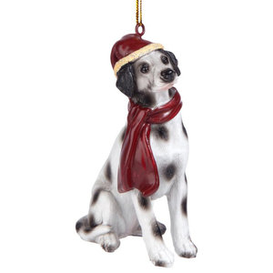 Design Toscano JH576308 Christmas Xmas Dachshund Holiday Dog Ornaments full color