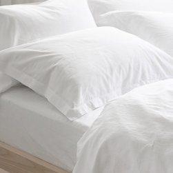 Washed Linen/Cotton White - Sheets