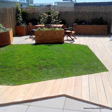Beautiful Green Roof Top Garden design with NYPLANTINGS