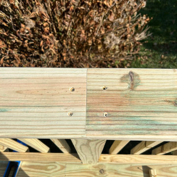 6' x 12' Pressure-Treated Wood Deck