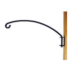 Heavy-Duty Wall-Mounted Solid Iron Plant Hanger, 18"