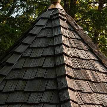 Staggered Brava Cedar and Copper Gazebo Cap