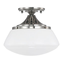 1 Light Semi-Flush Ceiling Light - Flush-mount Ceiling Lighting