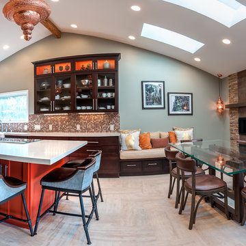 Mountain View stylish Kitchen and dining room