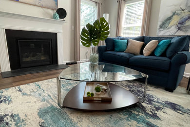 Minimalist living room photo