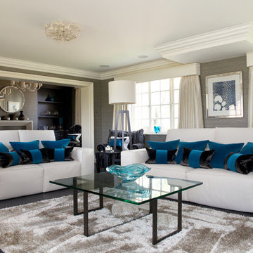 Transitional Living Room