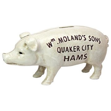 Molands Quaker City Hams Piggy Bank