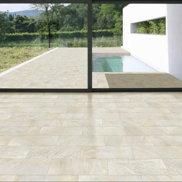 Ermes Quartz Stone Tile (Beige)