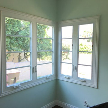 Vinyl Tuscany Milgard Installed in Custom Glendale House DRB APPROVED