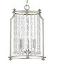 Luxury Traditional Chandelier, 13.875, Antique Silver Finish