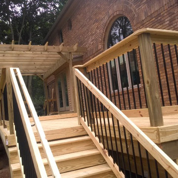 Expansive Wood with Pergola