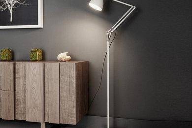 Lampadaire, Type 75, blanc, H154cm - ANGLEPOISE