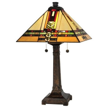 Dale Tiffany TT13061 Palo Mission - Two Light Table Lamp