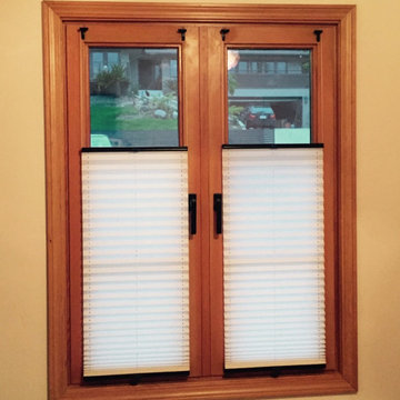 Customer Photos of Installed Pleated Blinds and Honeycomb Shades