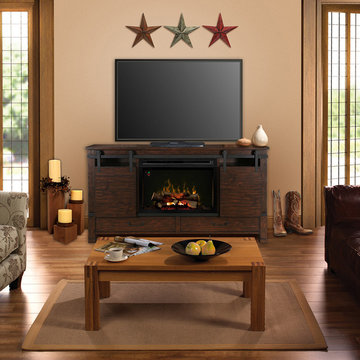 Electric Fireplace Media Console Austin by Dimplex
