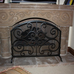 Custom Iron Fireplace Screens - Home Decor