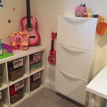 Love these wall mounted paper bins!