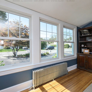New Windows in Handsome Home Office - Renewal by Andersen NJ / NYC