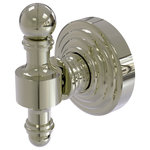 Allied Brass - Retro Wave Robe Hook, Polished Nickel - The traditional motif from this elegant collection has timeless appeal. Robe Hook is constructed of the finest solid brass materials to provide a sturdy hook for your robes and towels. Hook is finished with our designer lifetime finishes to provide unparalleled performance