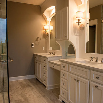Bathroom Vanity with Custom Cabinetry