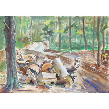 Eve Nethercott, Aimhi Lodge, P5.4, Watercolor Painting