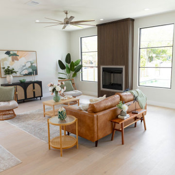 Toasted Walnut Accents Throughout Home