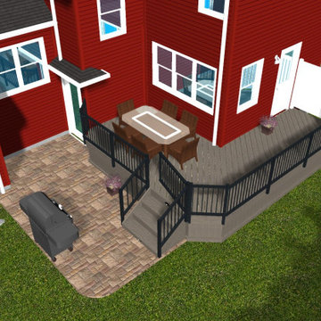 Halifax low maintenance TimberTech Terrain composite decking