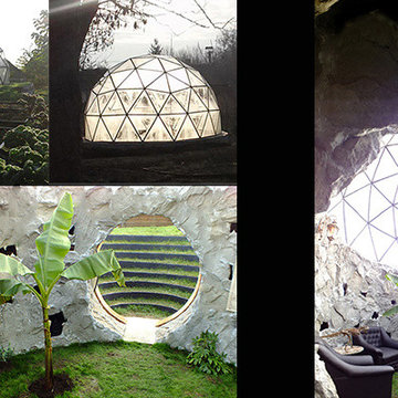 Biodome Glass Dome Greenhouse Pollux model