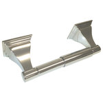 eBuilderDirect - eBuilderDirect Bathroom Accessories, Polished Chrome, Toilet Paper Holder - eBuilderDirect Bathroom Accessory sets are a functional and stylish addition to any bathroom, powder room, or laundry room. These bath sets are constructed of metal and come with all necessary mounting brackets, drywall anchors, and screws.