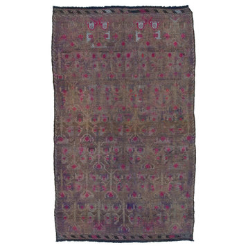 Rug N Carpet - Hand-knotted Turkish 5' 3'' x 8' 11'' Contemporary Wool Kilim Rug
