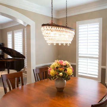 Shutters, blinds, and window treatments