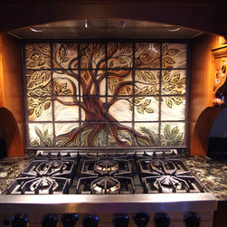 Custom Kitchen Backsplash - Tile