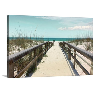 Welcome to Paradise Wrapped Canvas Art Print, 48"x32"x1.5"